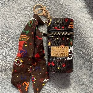 Vintage Circus /Mini Scarf Barrel Bag Charm /Lipstick Holder Vogue New Famous